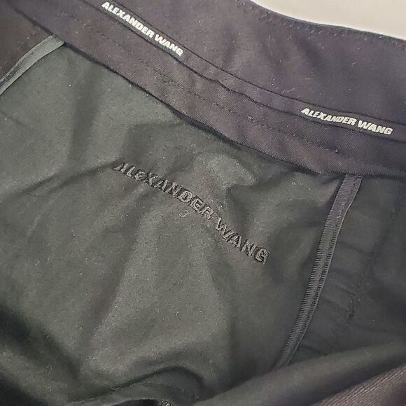 Alexander Wang High Rise Wool Trousers in Black - Size 0 - Picture 9 of 9